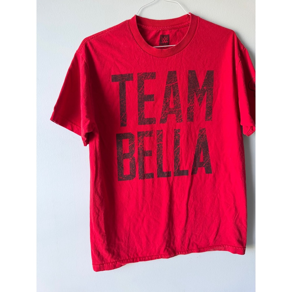 WWE Authentic Team Bella Red Graphic T-Shirt The Bella Twins Wrestling Large - Picture 4 of 8